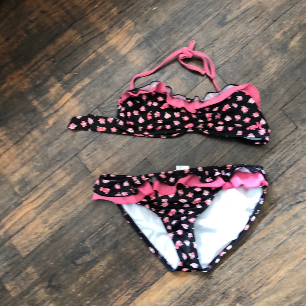 Hurley floral bikini set